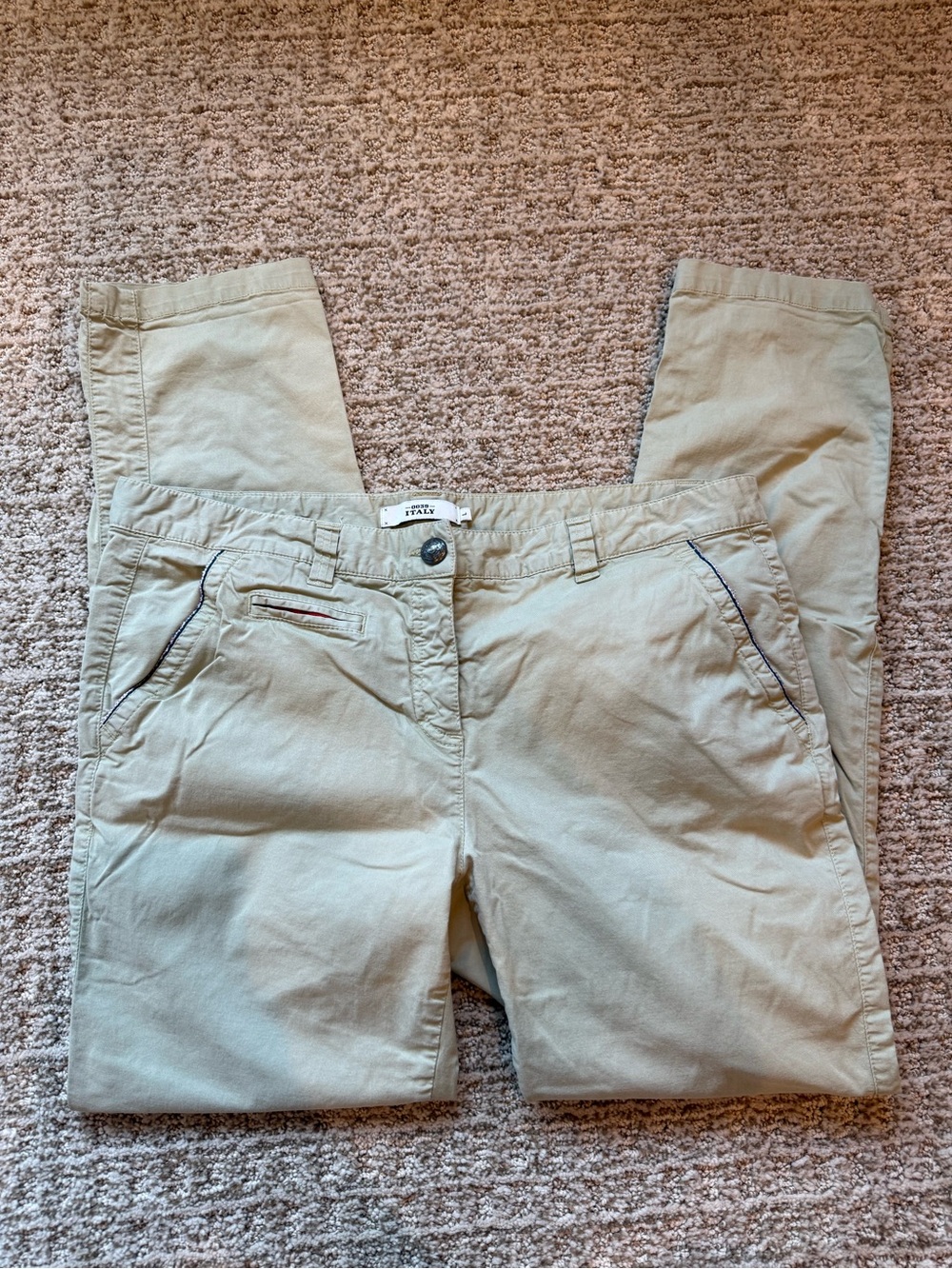 Casual Women's Chino Pants in Light Tan